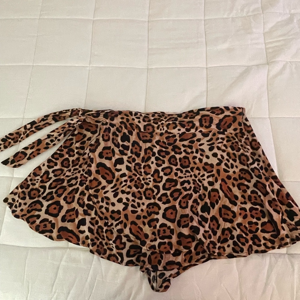 Leopard Skort